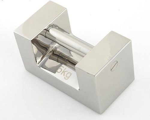 Δοκιμαστικά βαρέα βάρη 5 kg από ανοξείδωτο χάλυβα για βιομηχανική χρήση